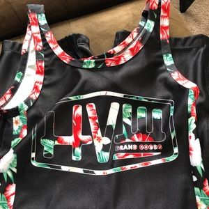 HVIII Powerlifting Floral AF Singlet